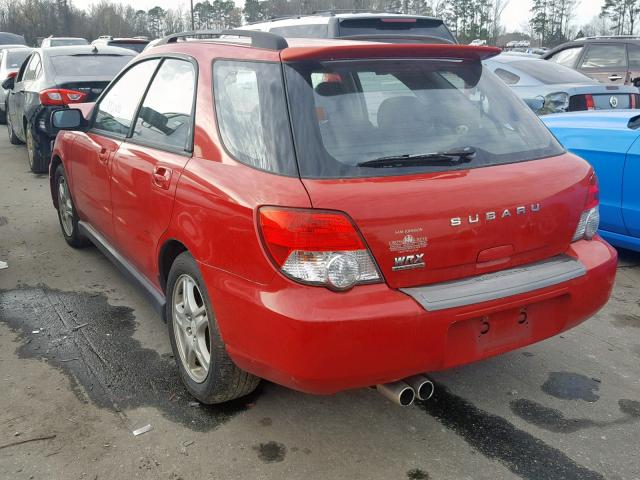 JF1GG29644H810998 - 2004 SUBARU IMPREZA WR RED photo 3