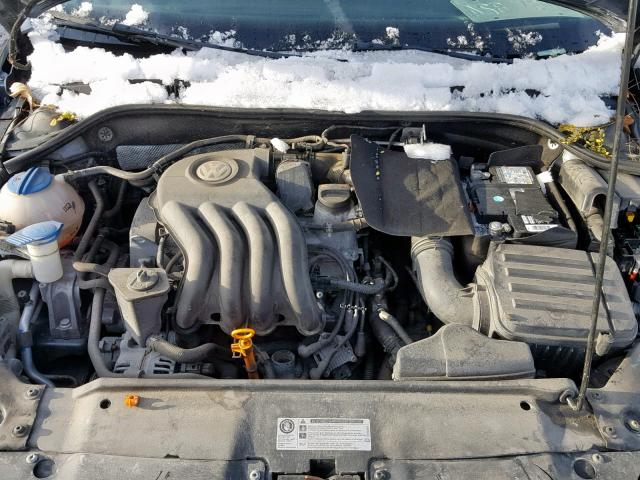 3VW2K7AJ6BM310539 - 2011 VOLKSWAGEN JETTA BASE GRAY photo 7