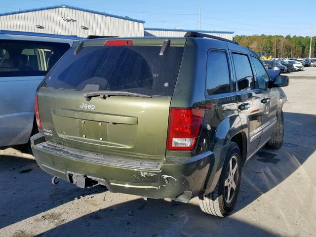 1J4GR48K06C350876 - 2006 JEEP GRAND CHER GREEN photo 4