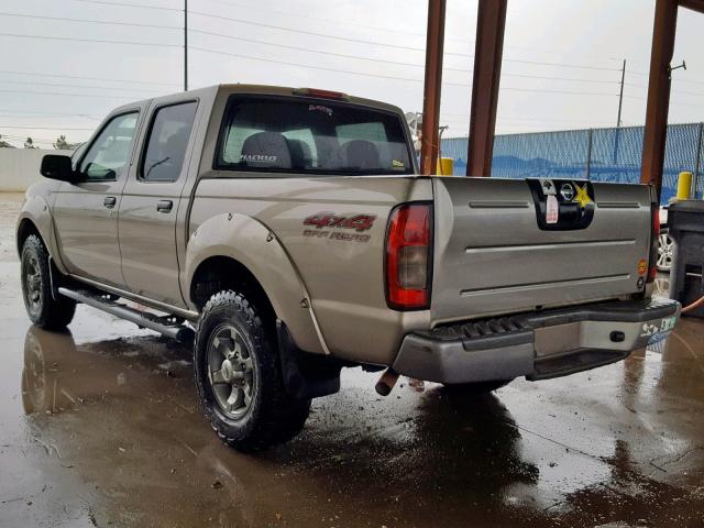 1N6ED27Y64C416444 - 2004 NISSAN FRONTIER C GRAY photo 3