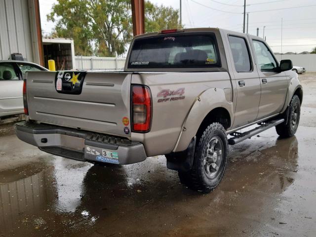 1N6ED27Y64C416444 - 2004 NISSAN FRONTIER C GRAY photo 4