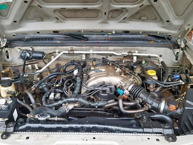 1N6ED27Y64C416444 - 2004 NISSAN FRONTIER C GRAY photo 7