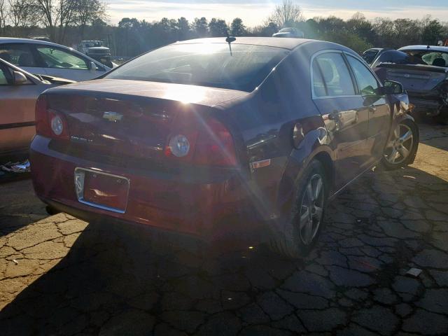 1G1ZC5E17BF292896 - 2011 CHEVROLET MALIBU 1LT წითელი ფოტო 4