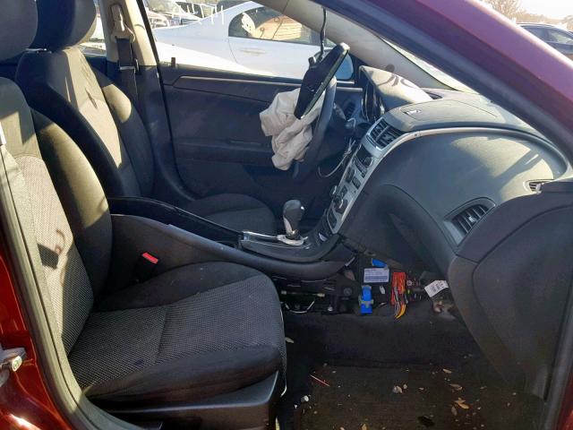 1G1ZC5E17BF292896 - 2011 CHEVROLET MALIBU 1LT წითელი ფოტო 5