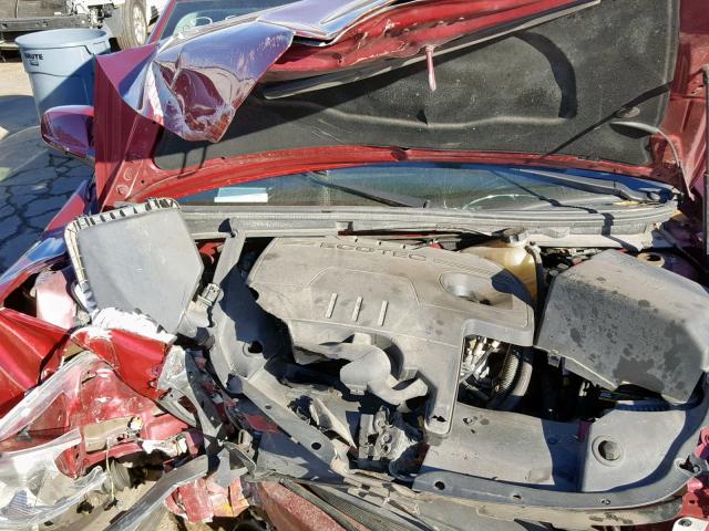 1G1ZC5E17BF292896 - 2011 CHEVROLET MALIBU 1LT წითელი ფოტო 7