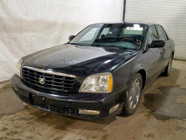 1G6KF57975U169007 - 2005 CADILLAC DEVILLE DT BLACK photo 2