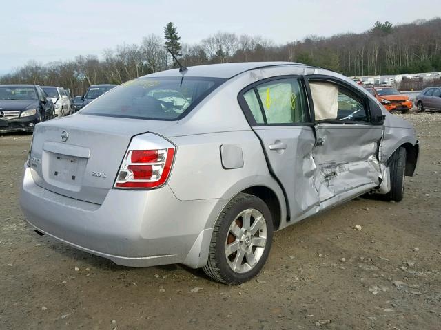 3N1AB61E37L615797 - 2007 NISSAN SENTRA 2.0 SILVER photo 4