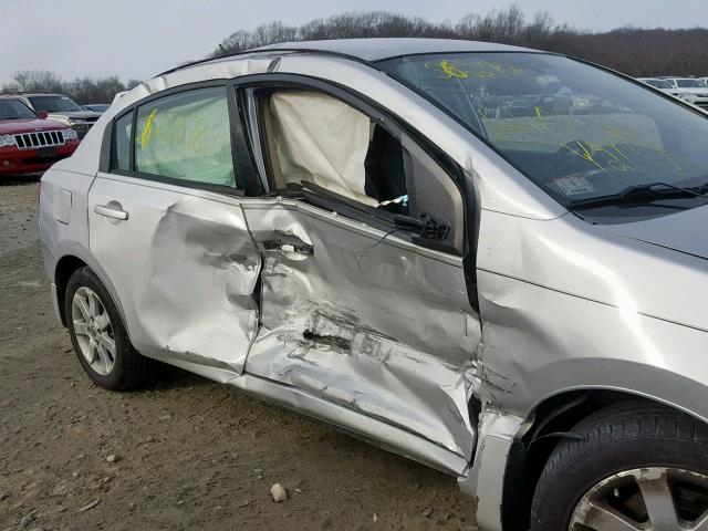 3N1AB61E37L615797 - 2007 NISSAN SENTRA 2.0 SILVER photo 9