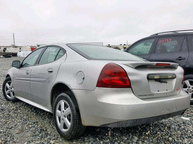 2G2WP552761294298 - 2006 PONTIAC GRAND PRIX SILVER photo 3