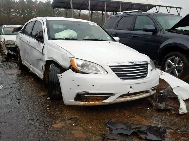 1C3CCBAG9CN155220 - 2012 CHRYSLER 200 LX WHITE photo 1