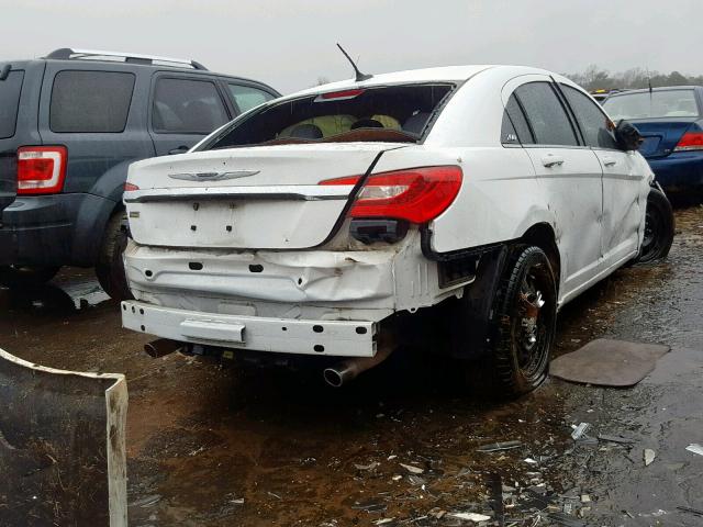 1C3CCBAG9CN155220 - 2012 CHRYSLER 200 LX WHITE photo 4