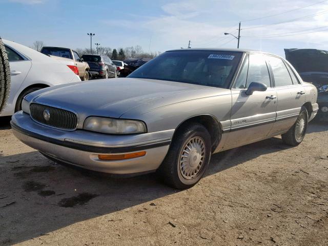 1G4HP52K6VH613626 - 1997 BUICK LESABRE CU SILVER photo 2