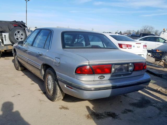 1G4HP52K6VH613626 - 1997 BUICK LESABRE CU SILVER photo 3