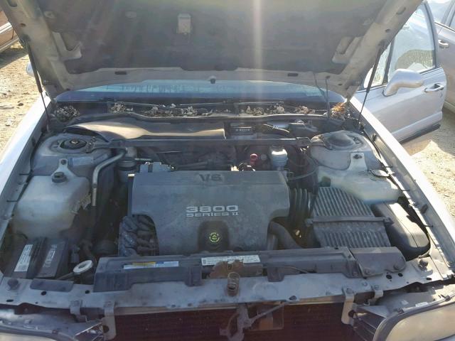 1G4HP52K6VH613626 - 1997 BUICK LESABRE CU SILVER photo 7