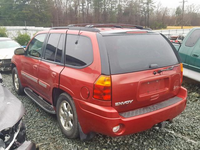 1GKDS13S422298417 - 2002 GMC ENVOY BURGUNDY photo 3