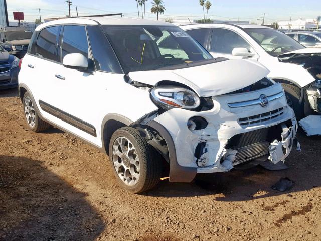 ZFBCFADH8HZ038734 - 2017 FIAT 500L TREKK WHITE photo 1