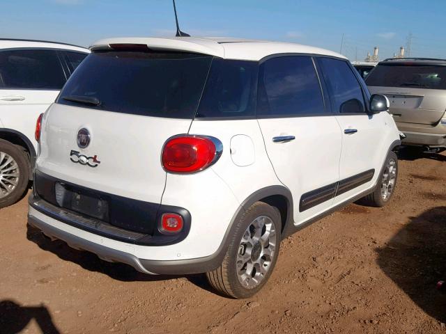 ZFBCFADH8HZ038734 - 2017 FIAT 500L TREKK WHITE photo 4