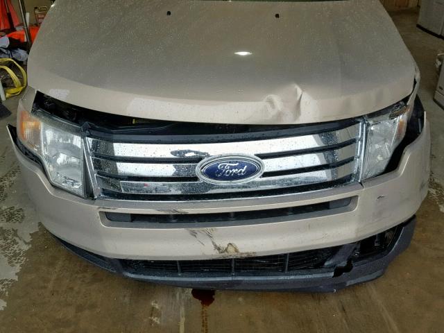 2FMDK36C97BB35626 - 2007 FORD EDGE SE GOLD photo 7