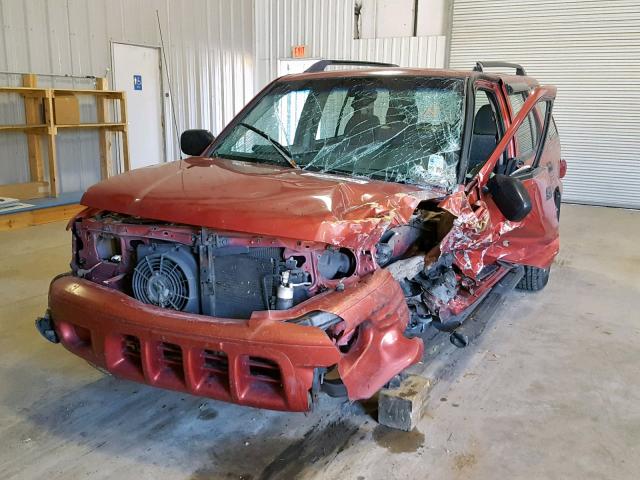 4S2CK58W0Y4339590 - 2000 ISUZU RODEO S/LS ORANGE photo 2