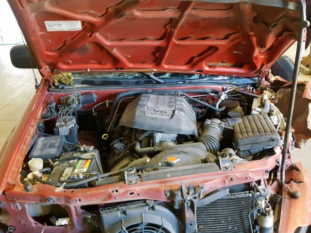 4S2CK58W0Y4339590 - 2000 ISUZU RODEO S/LS ORANGE photo 7