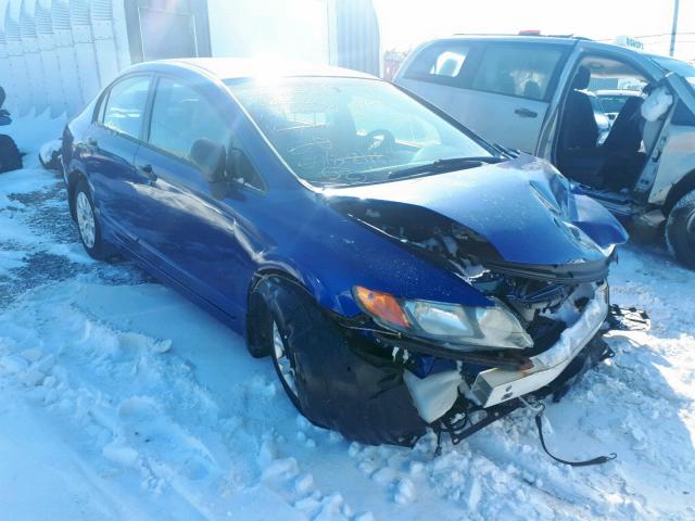 2HGFA16327H010549 - 2007 HONDA CIVIC DX BLUE photo 1