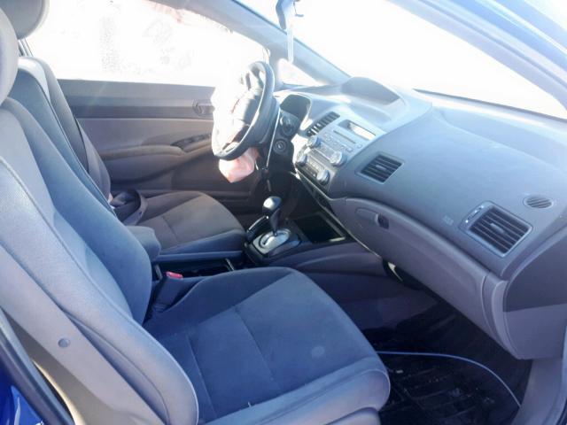 2HGFA16327H010549 - 2007 HONDA CIVIC DX BLUE photo 5