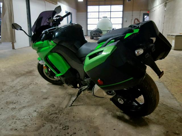 JKAZXCM10FA005994 - 2015 KAWASAKI ZX1000 M GREEN photo 3