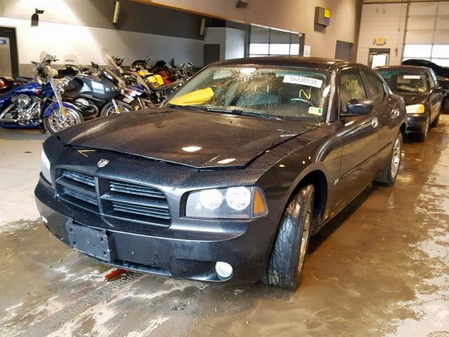 2B3KA43G16H214264 - 2006 DODGE CHARGER SE BLACK photo 2