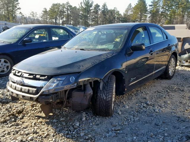 3FADP0L3XAR370088 - 2010 FORD FUSION HYB BLACK photo 2