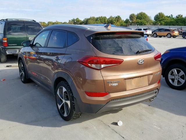 KM8J33A23GU068546 - 2016 HYUNDAI TUCSON LIM BROWN photo 3