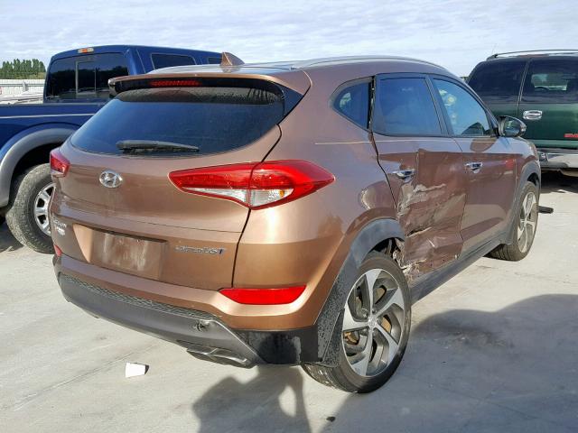 KM8J33A23GU068546 - 2016 HYUNDAI TUCSON LIM BROWN photo 4