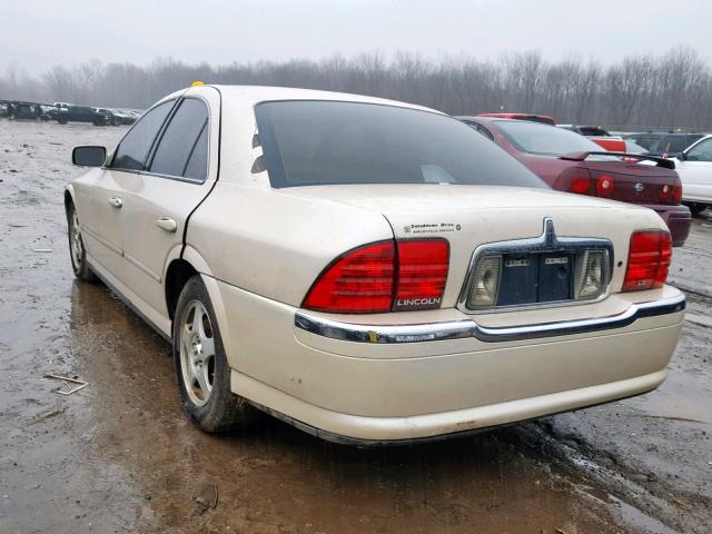 1LNHM86SXYY781522 - 2000 LINCOLN LS CREAM photo 3