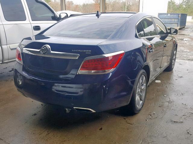 1G4GE5ED0BF259091 - 2011 BUICK LACROSSE C BLUE photo 4