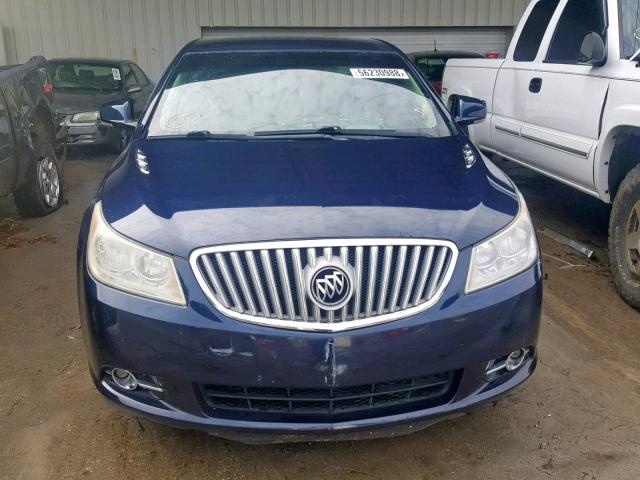 1G4GE5ED0BF259091 - 2011 BUICK LACROSSE C BLUE photo 9