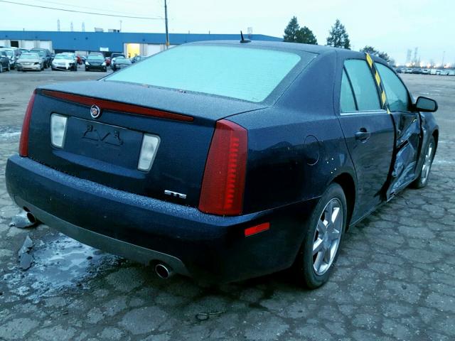 1G6DW677460129277 - 2006 CADILLAC STS BLUE photo 4