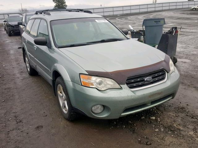 4S4BP61C367335877 - 2006 SUBARU LEGACY OUT GREEN photo 1