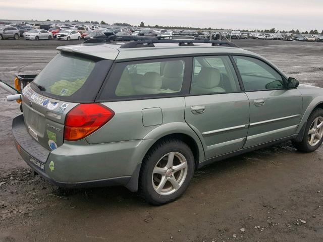 4S4BP61C367335877 - 2006 SUBARU LEGACY OUT GREEN photo 9