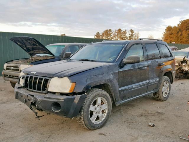 1J4GR48K85C571267 - 2005 JEEP GRAND CHER BLACK photo 2