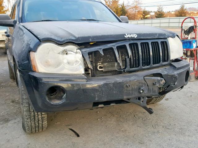 1J4GR48K85C571267 - 2005 JEEP GRAND CHER BLACK photo 9