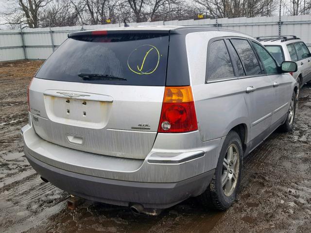 2A8GF68X37R201210 - 2007 CHRYSLER PACIFICA T SILVER photo 4