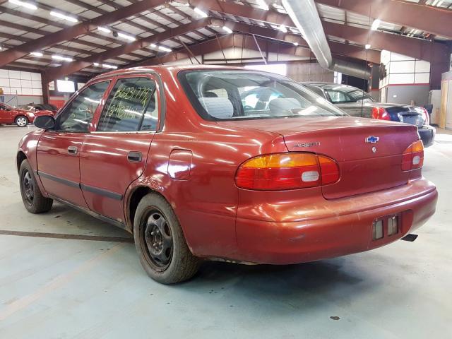 1Y1SK52841Z447829 - 2001 CHEVROLET GEO PRIZM 红色 照片 3