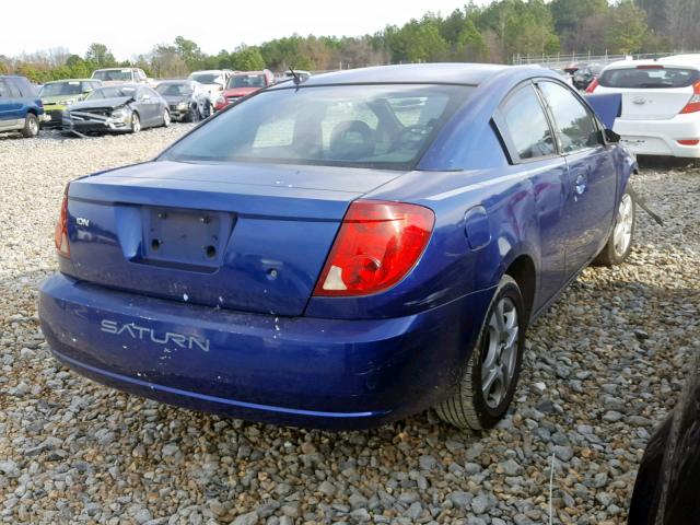 1G8AN15F86Z181484 - 2006 SATURN ION LEVEL BLUE photo 4