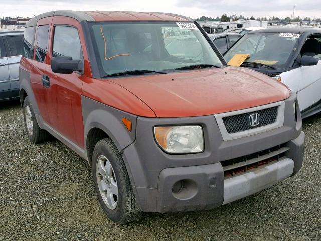 5J6YH18533L021732 - 2003 HONDA ELEMENT EX ORANGE photo 1