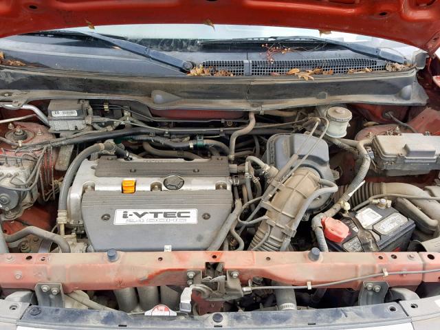 5J6YH18533L021732 - 2003 HONDA ELEMENT EX ORANGE photo 7