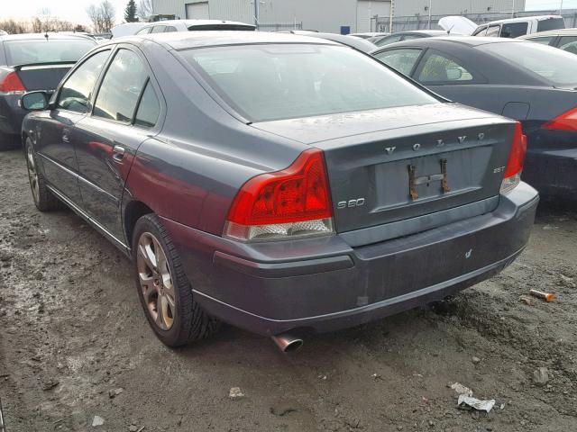 YV1RS592392724411 - 2009 VOLVO S60 2.5T GRAY photo 3