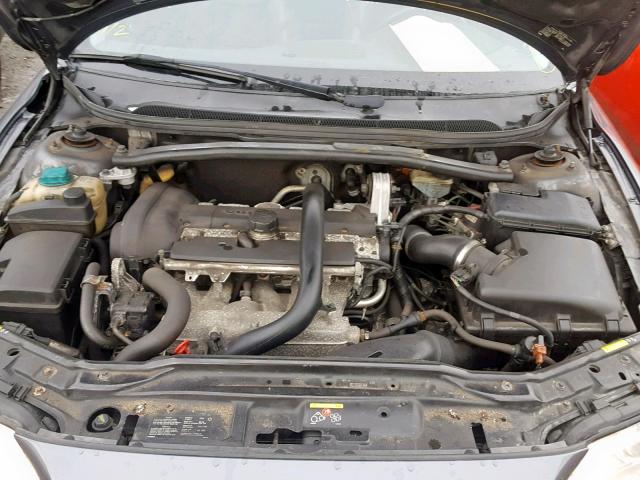 YV1RS592392724411 - 2009 VOLVO S60 2.5T GRAY photo 7