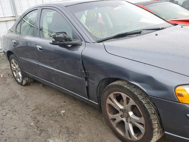 YV1RS592392724411 - 2009 VOLVO S60 2.5T GRAY photo 9