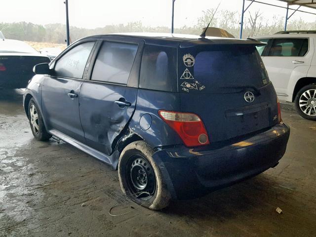 JTKKT624565001636 - 2006 TOYOTA SCION XA BLUE photo 3