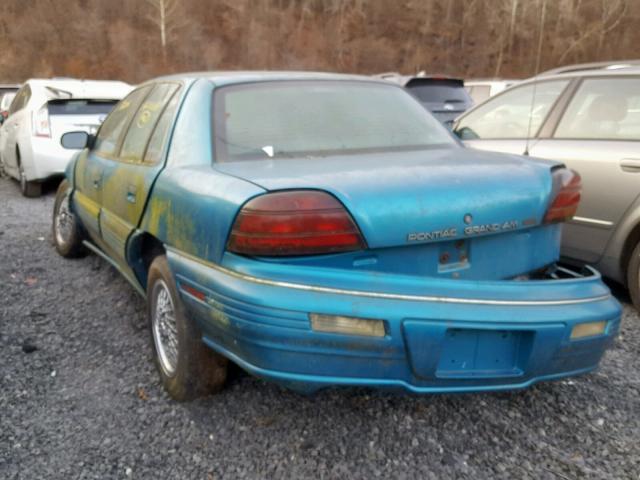 1G2NE5535RM521250 - 1994 PONTIAC GRAND AM S TURQUOISE photo 3