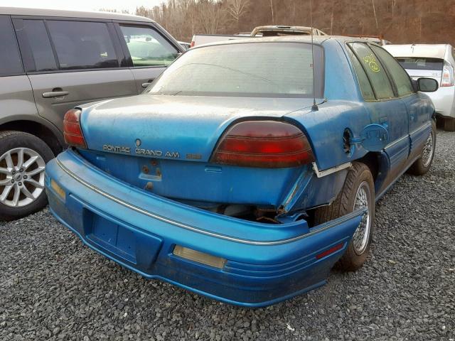 1G2NE5535RM521250 - 1994 PONTIAC GRAND AM S TURQUOISE photo 4